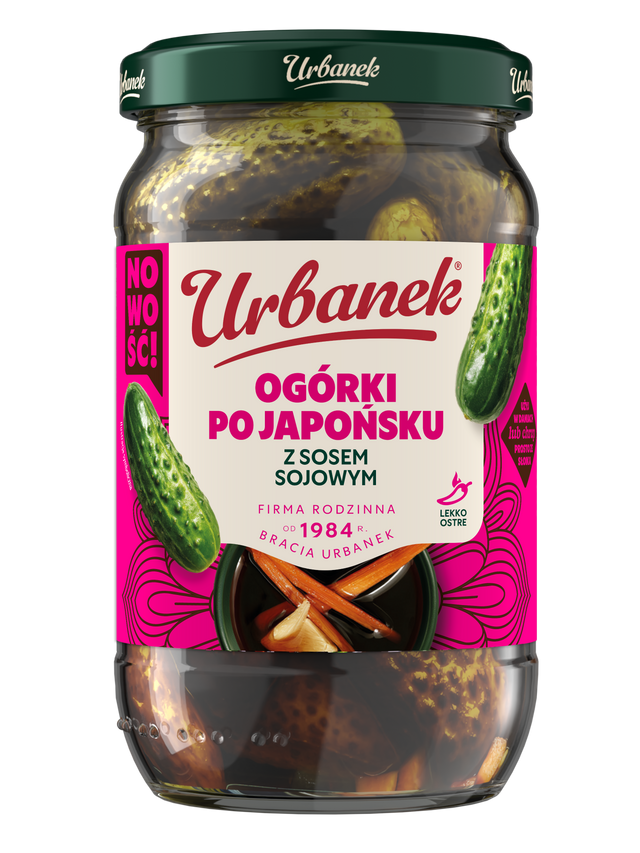 Ogórki po japońsku z sosem sojowym