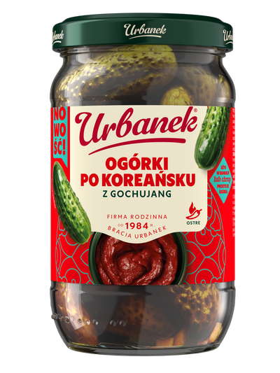 Ogórki po koreańsku z gochujang