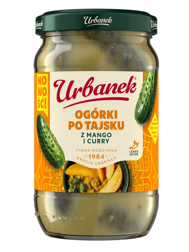 Ogórki po tajsku z mango i curry