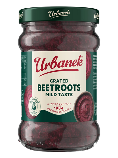 Grated beetroots mild taste