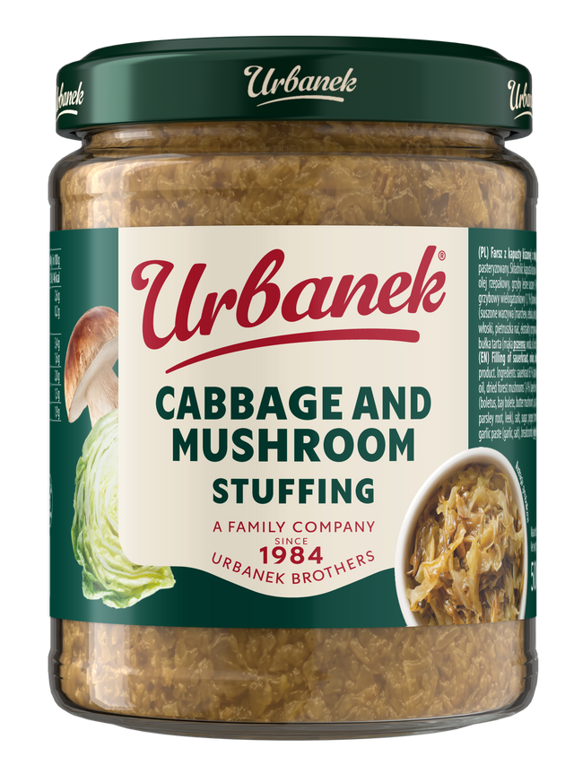 Cabbage and mushroom stuffing
