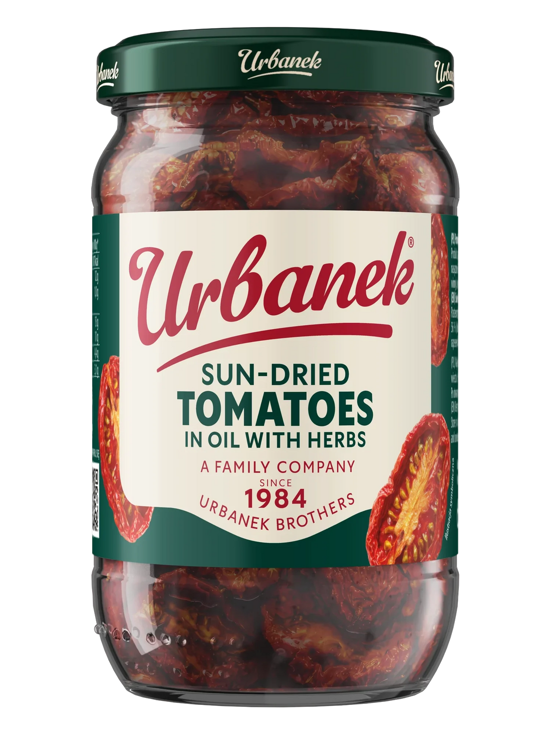Urbanek Sun dried tomatoes in oil with herbs 650 g, foodservice
