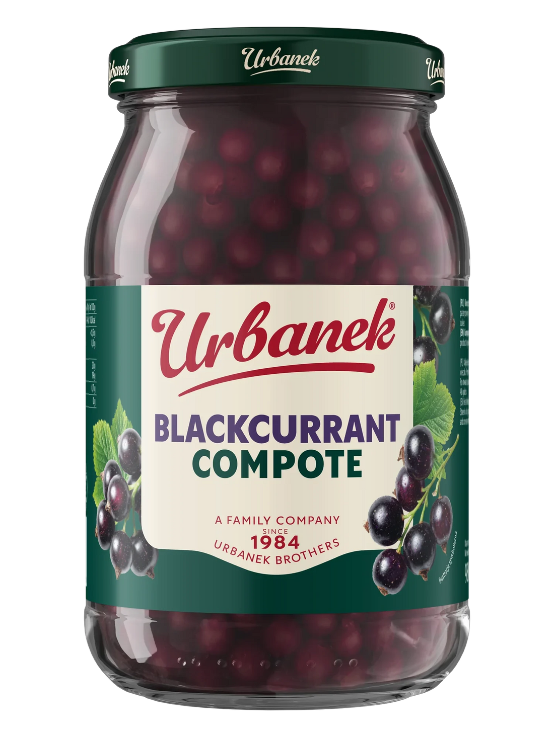 Urbanek Blackcurrant compote 980 g