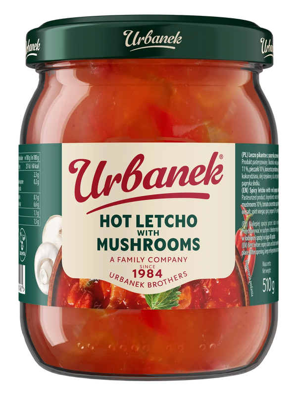 Hot mushroom letcho