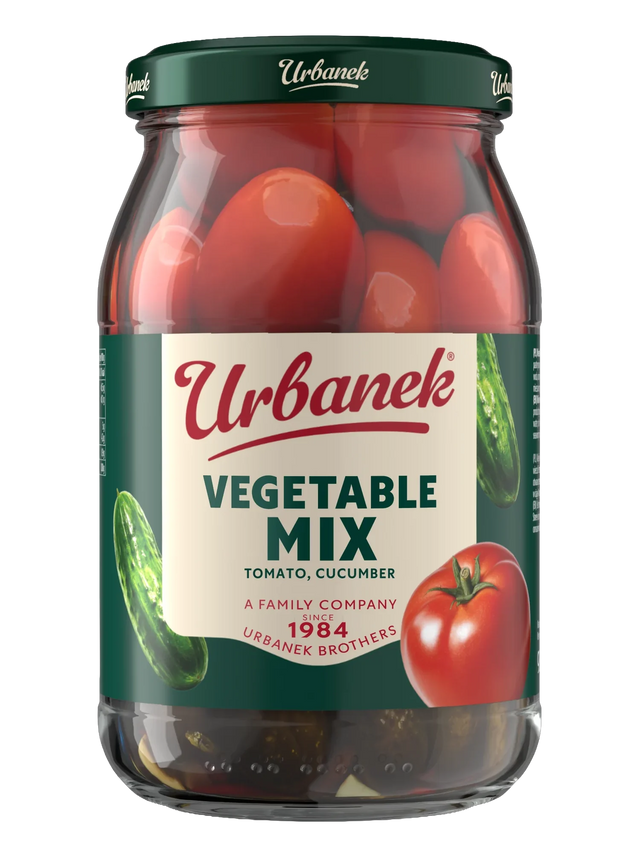 Vegetable mix: tomato, cucumber