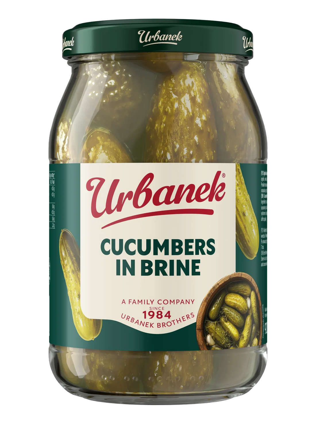 Urbanek Cucumbers in brine 920 g
