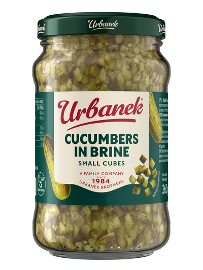 Cucumbers in brine fine cubes