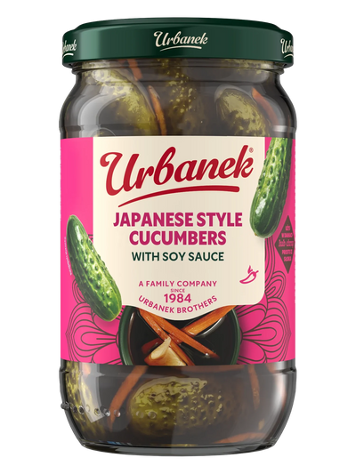 Japanese-style cucumbers with soy sauce