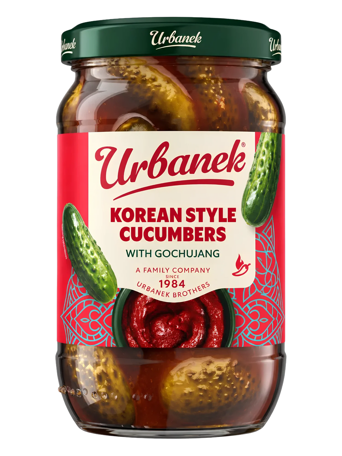Urbanek Korean style cucumbers with gochujang 680 g