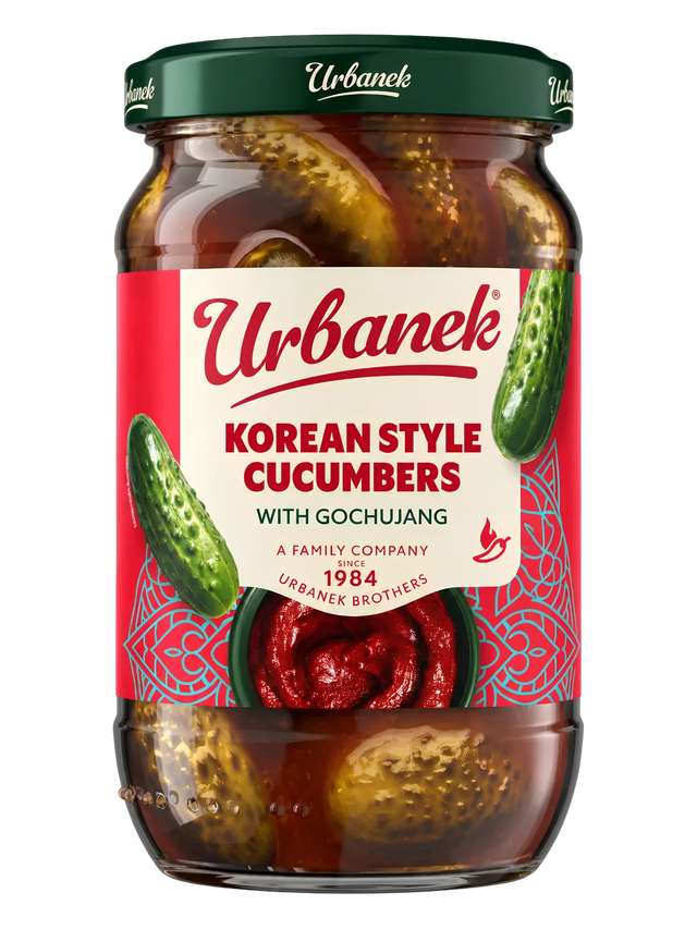Korean-style cucumbers with gochujang