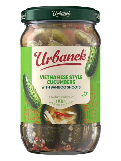 Vietnamese-style cucumbers with bamboo shoots