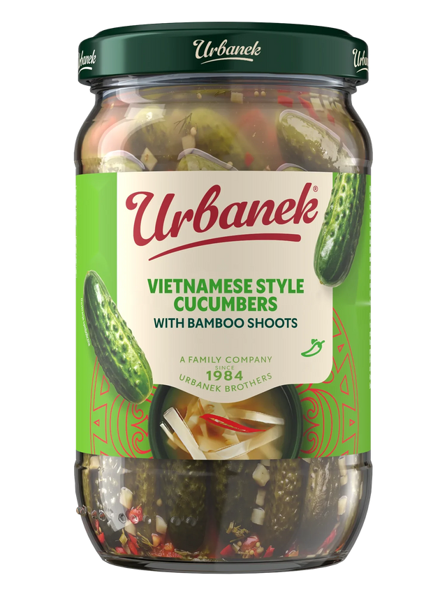 Vietnamese-style cucumbers with bamboo shoots