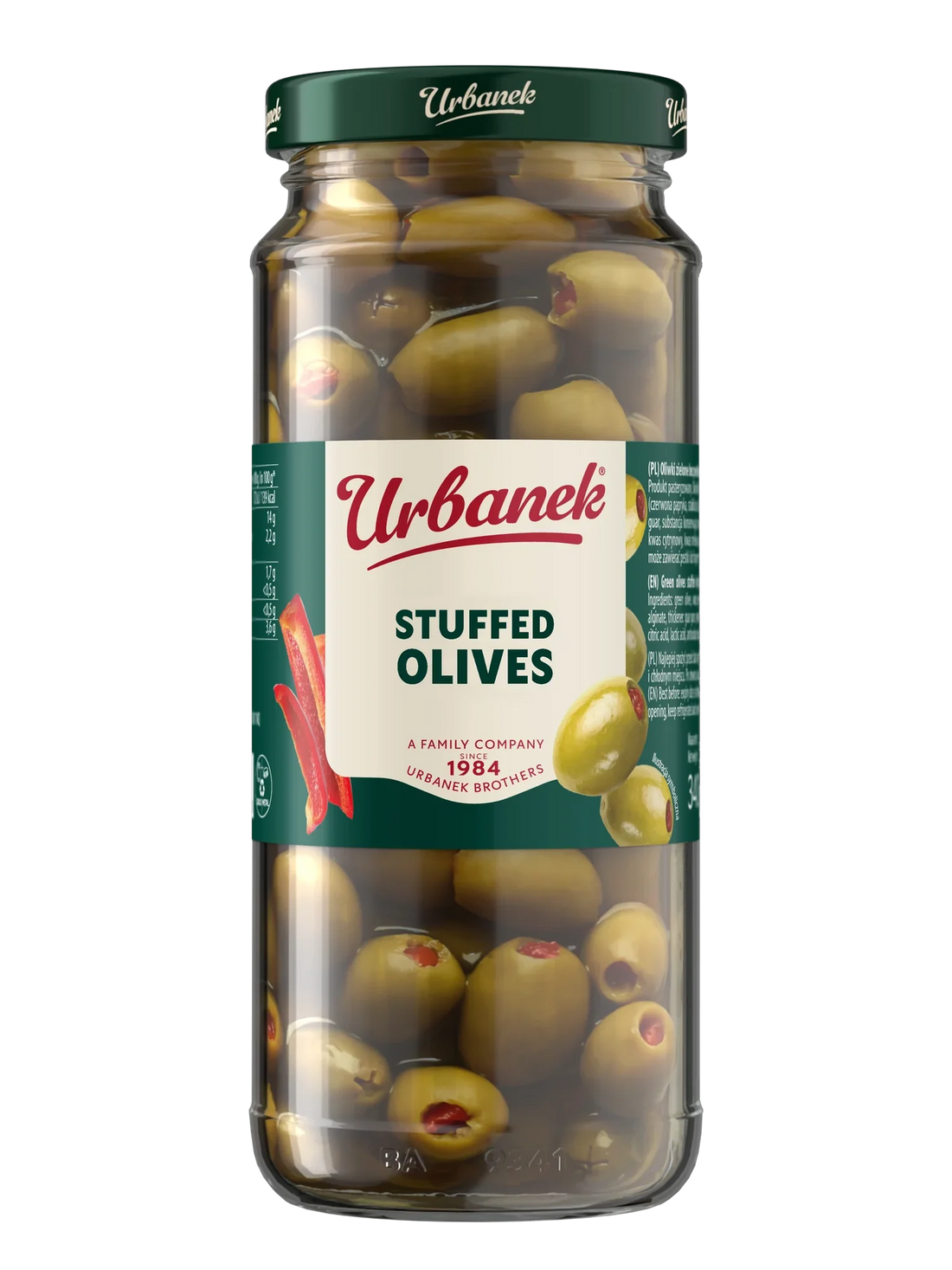Urbanek Stuffed olives 340 g
