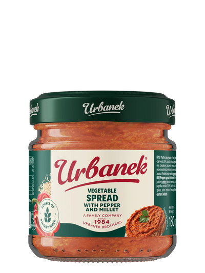 Red pepper spread with millet
