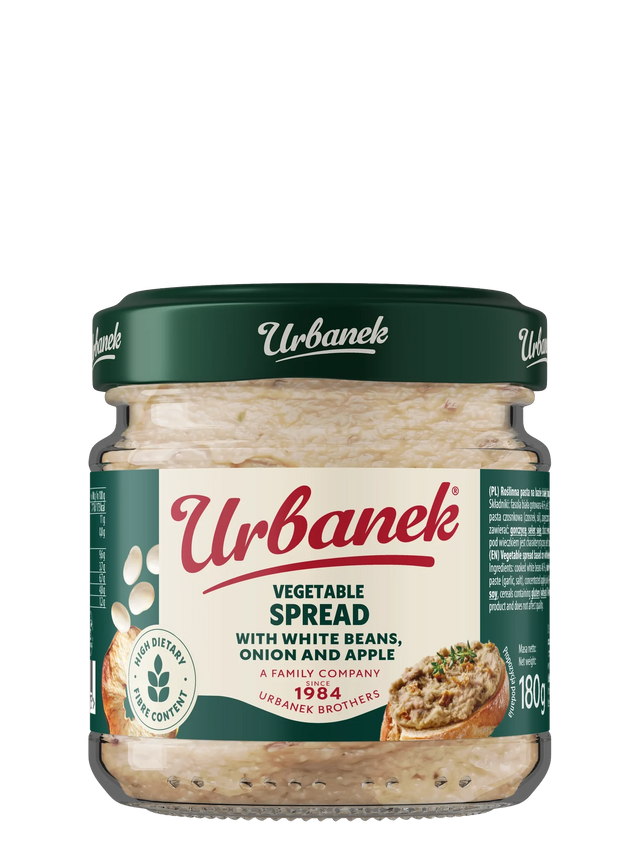 White bean spread with onion and apple