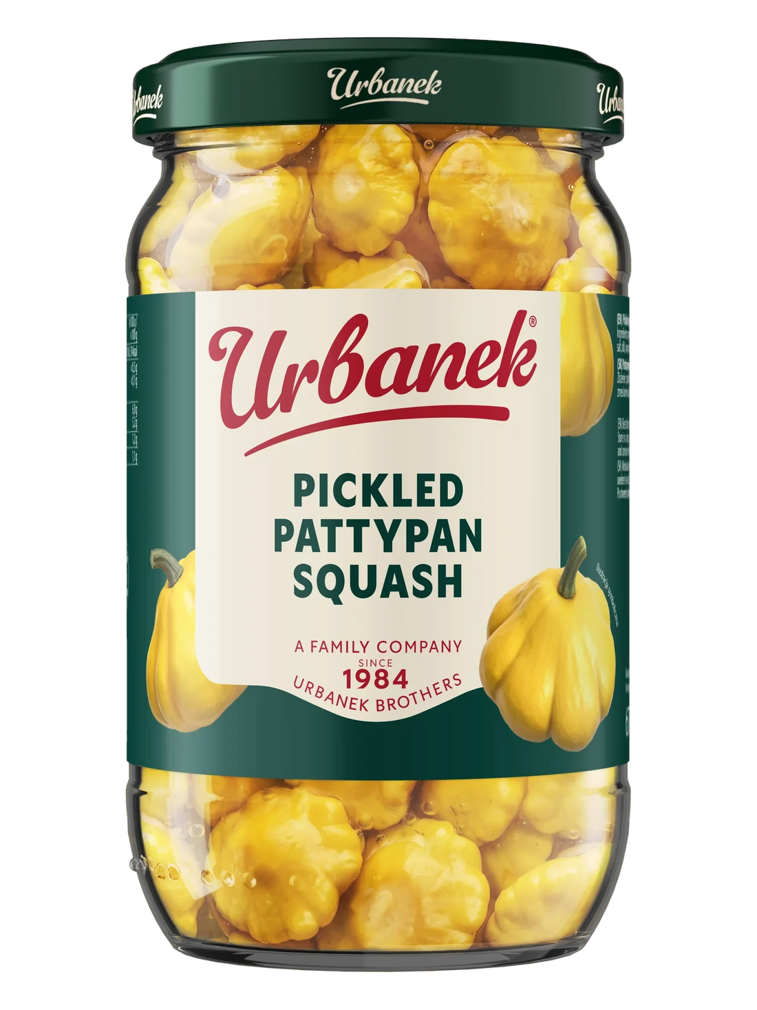 Urbanek Pickled pattypan squash 670 g