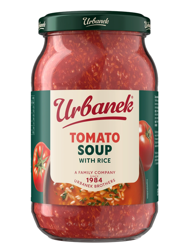 Tomato soup with rice