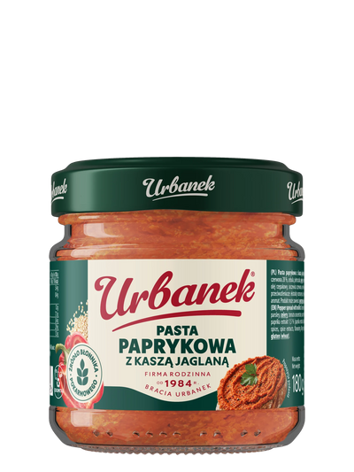 Pasta paprykowa z kaszą jaglaną