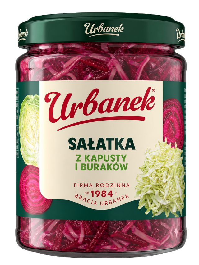 Sałatka z białej kapusty i buraków