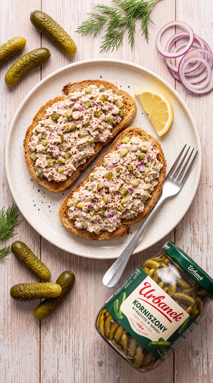 Błyskawiczne Tosty z Tuńczykiem i Korniszonem