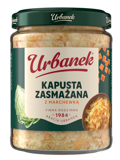 Kapusta zasmażana z marchewką