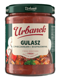 Gulasz z pieczarkami i wieprzowiną