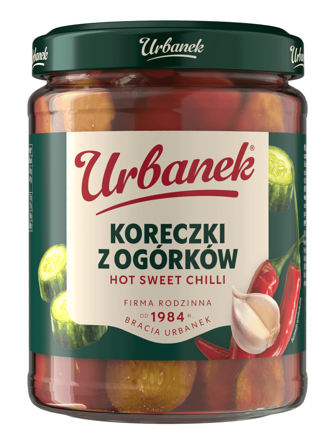 Koreczki z ogórków z chili i czosnkiem
