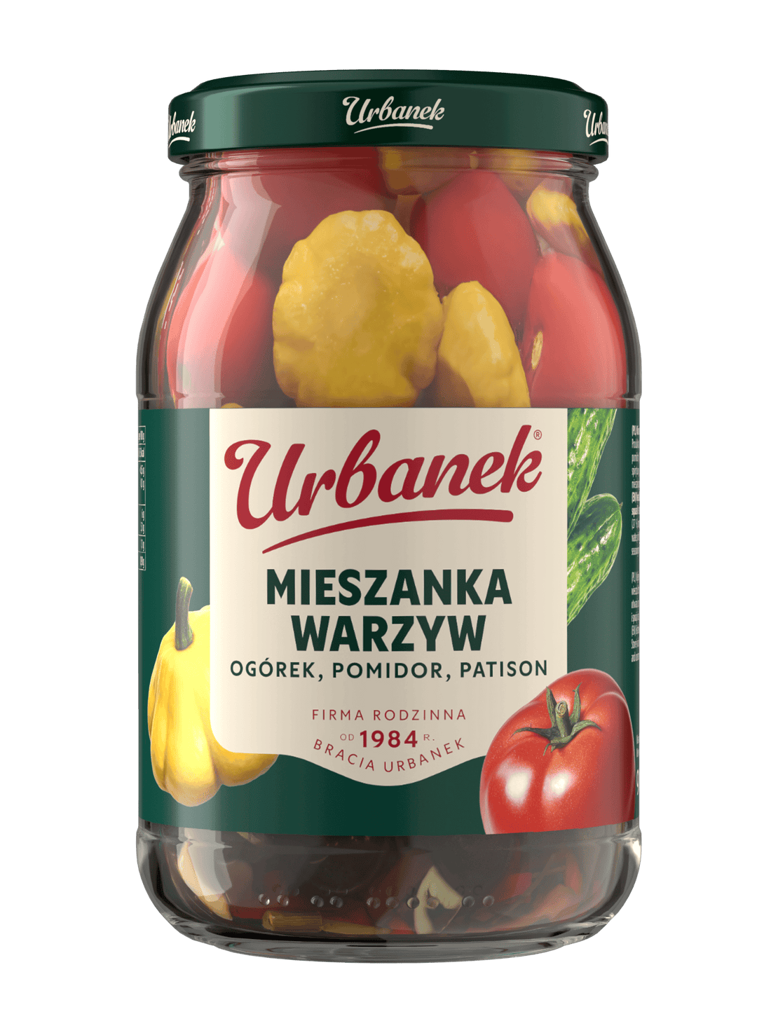 Mix warzywny ogórek, pomidor, patison