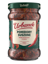 Pomidory suszone paski w oleju z chili