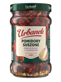 Pomidory suszone paski z czosnkiem