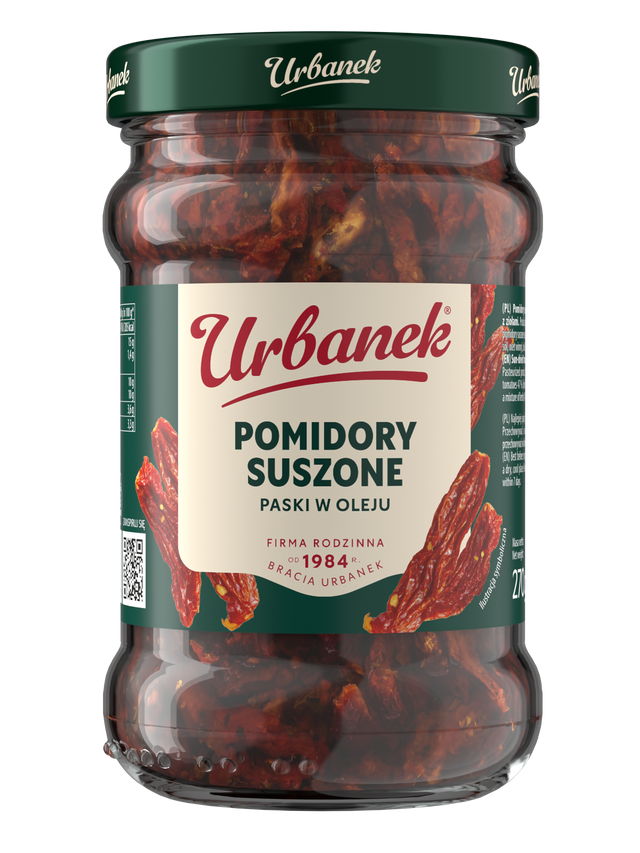 Pomidory suszone paski w oleju