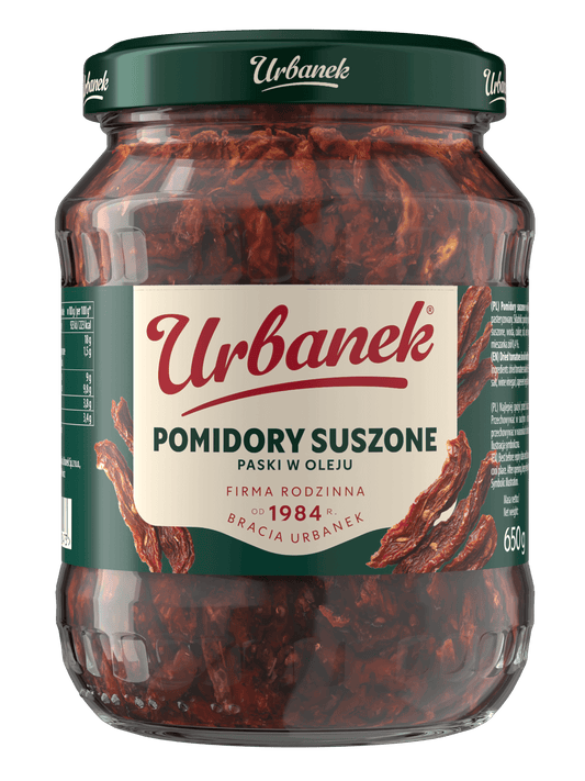 Pomidory suszone paski w oleju