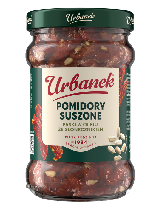 Pomidory suszone paski w oleju ze słonecznikiem