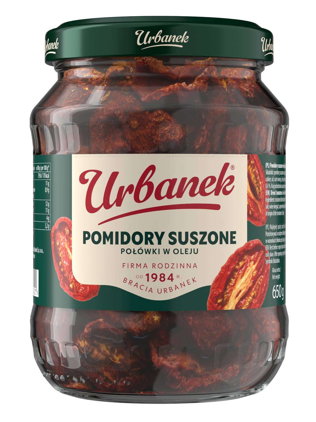 Pomidory suszone połówki w oleju