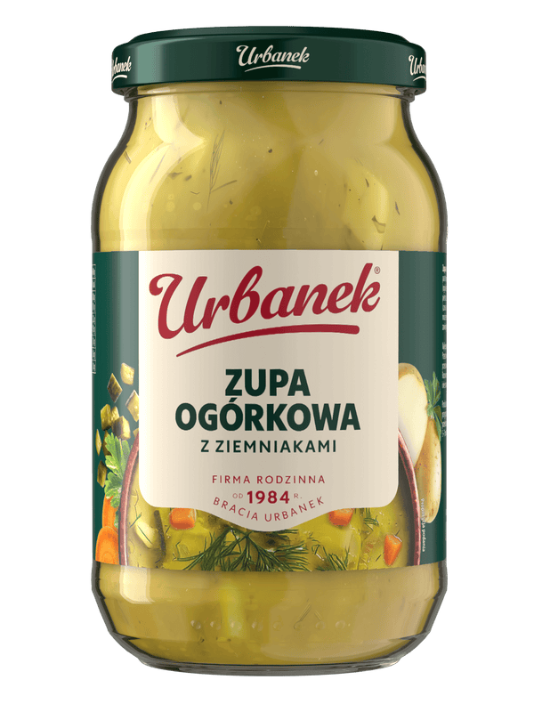 Zupa ogórkowa z ziemniakami