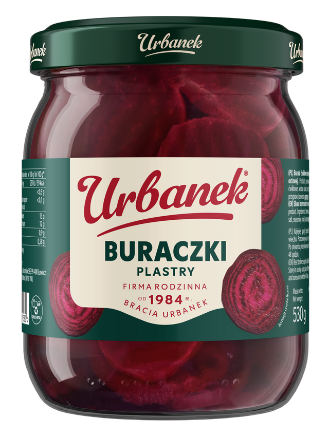 Buraczki konserwowe plastry