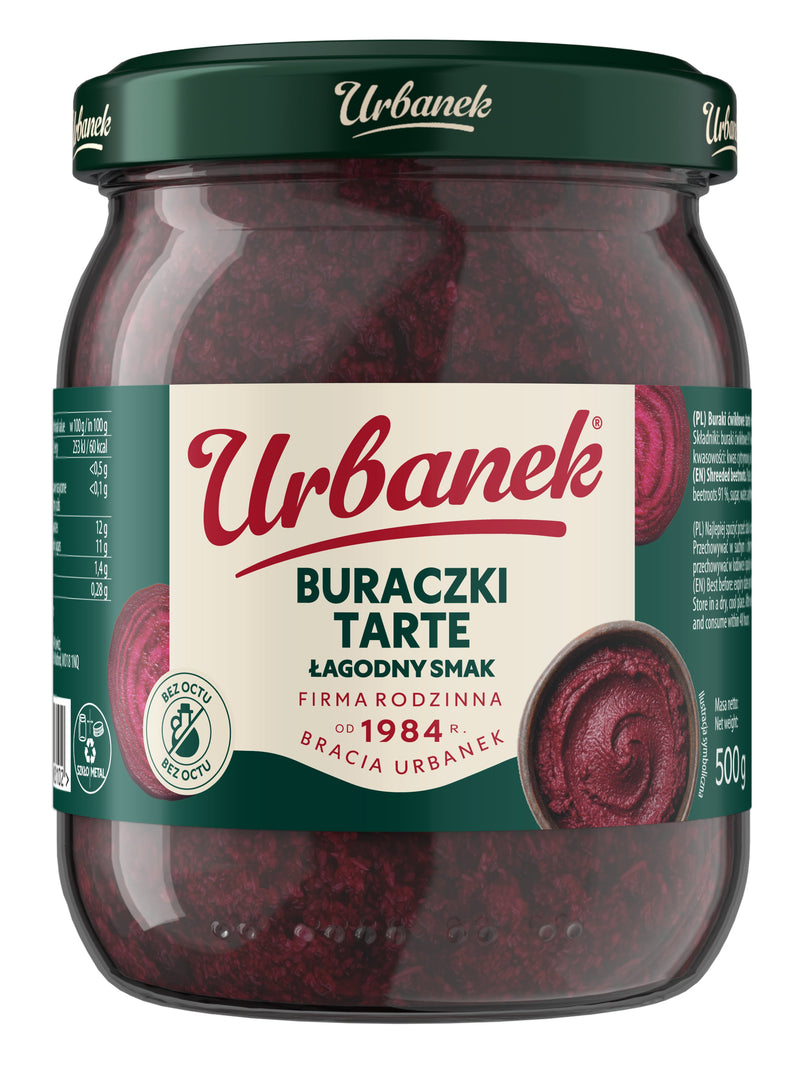 Buraczki tarte łagodne bez octu 500 g