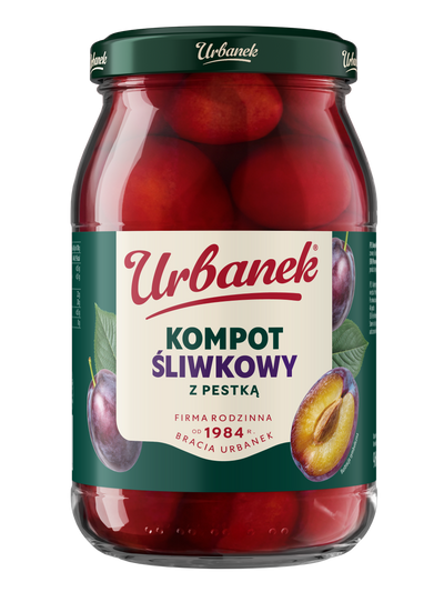 Kompot śliwkowy z pestką