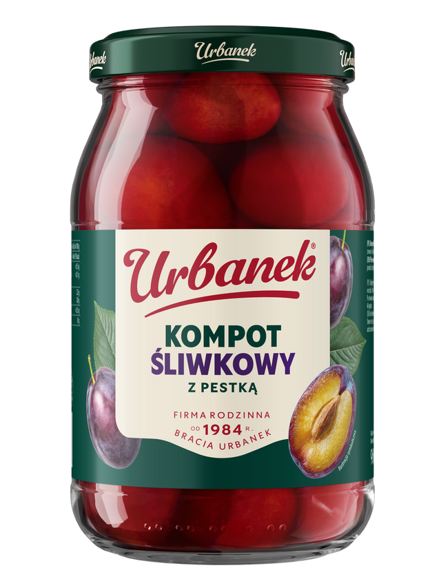 Kompot śliwkowy z pestką
