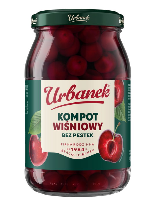 Kompot wiśniowy bez pestki