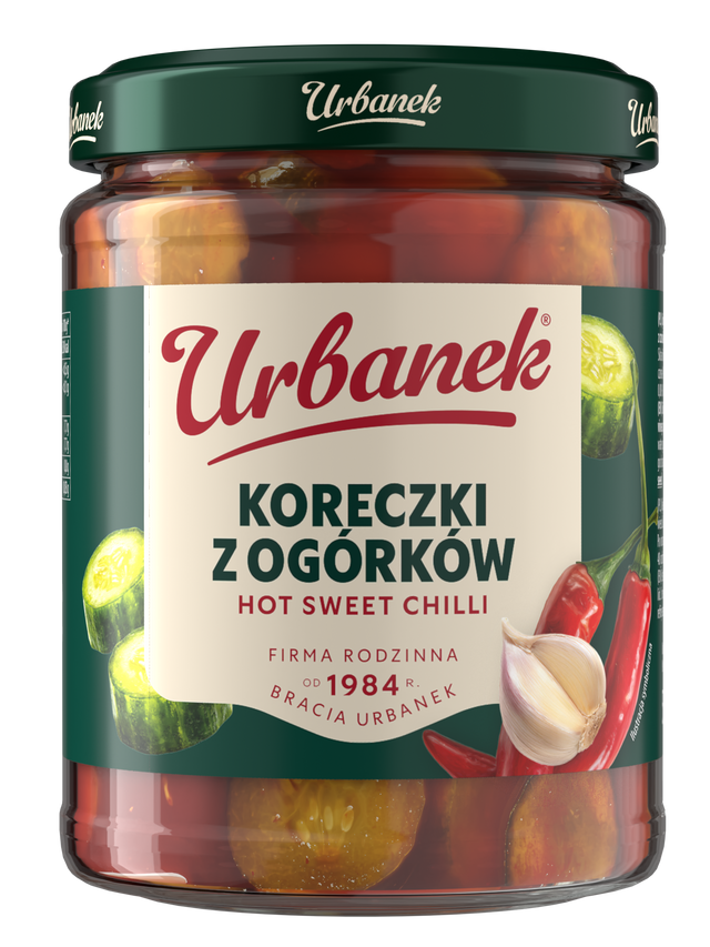 Koreczki z ogórków Hot Sweet Chlili