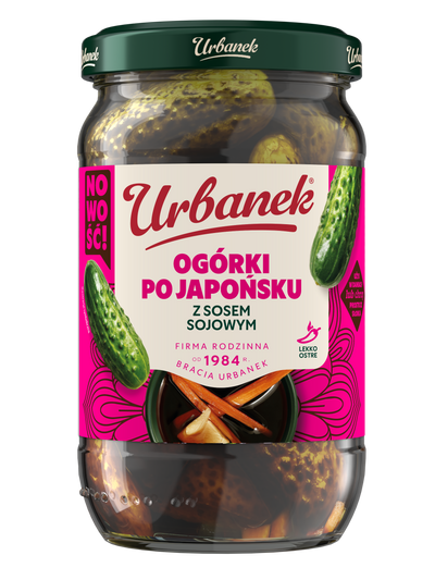 Ogórki po japońsku z sosem sojowym