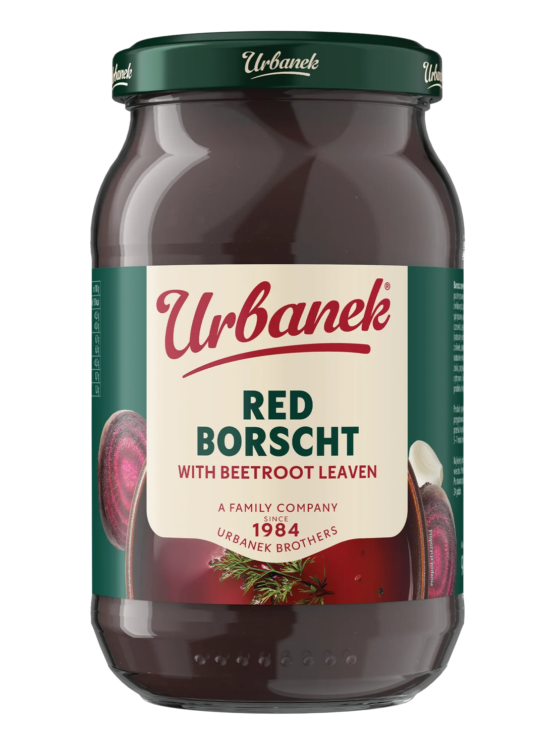 Urbanek Red borscht with beetroot leaven 900 g