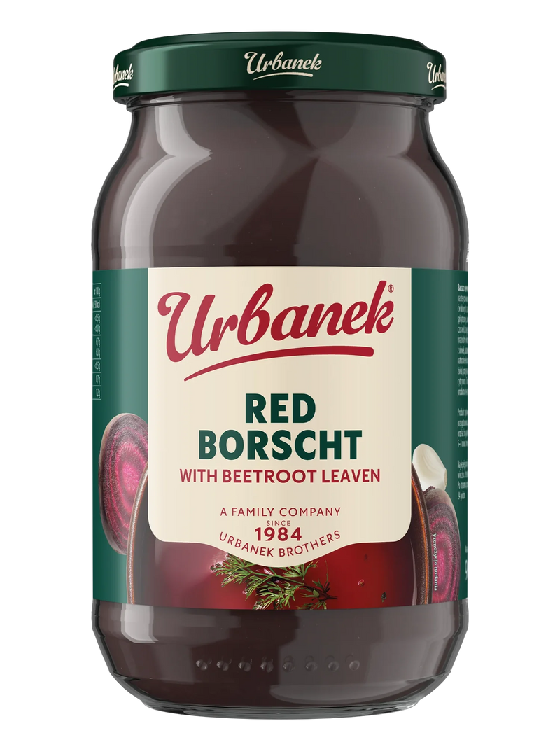 Urbanek Red borscht with beetroot leaven 900 g