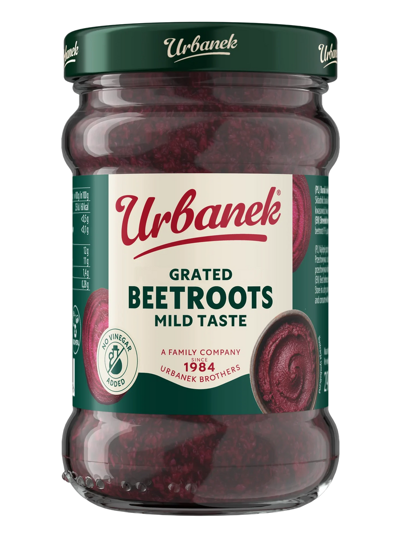 Urbanek Grated beetroots mild taste 290 g