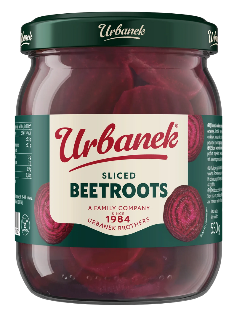 Urbanek Sliced beetroots 530 g
