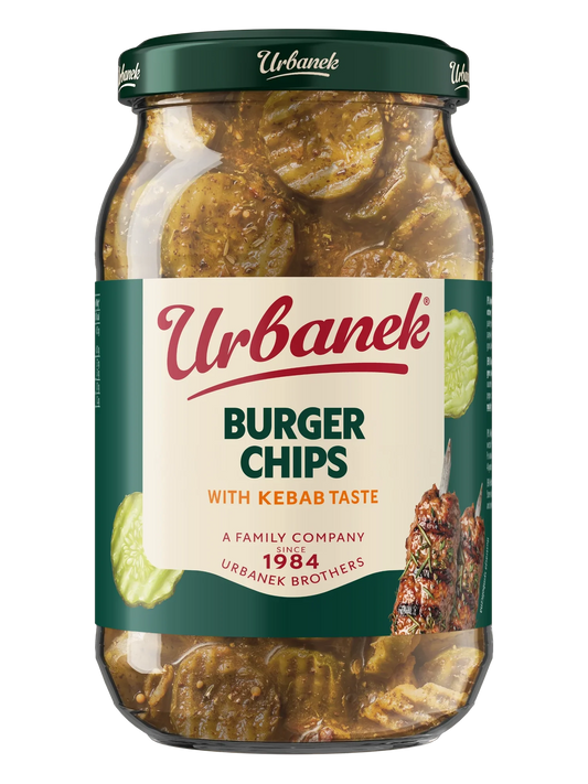 Urbanek Burger chips with kebab taste 850 g