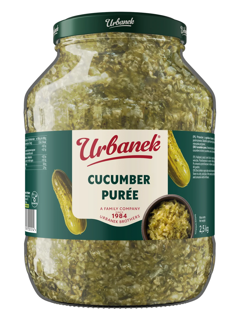 Urbanek Cucumber puree 2500 g, foodservice
