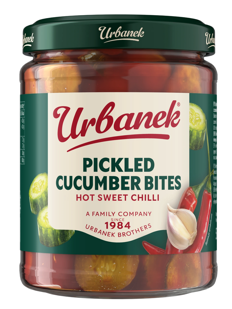 Pickled cucumber bites Hot Sweet Chilli