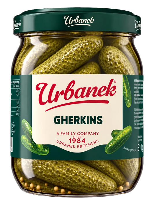 Urbanek Gherkins 510 g